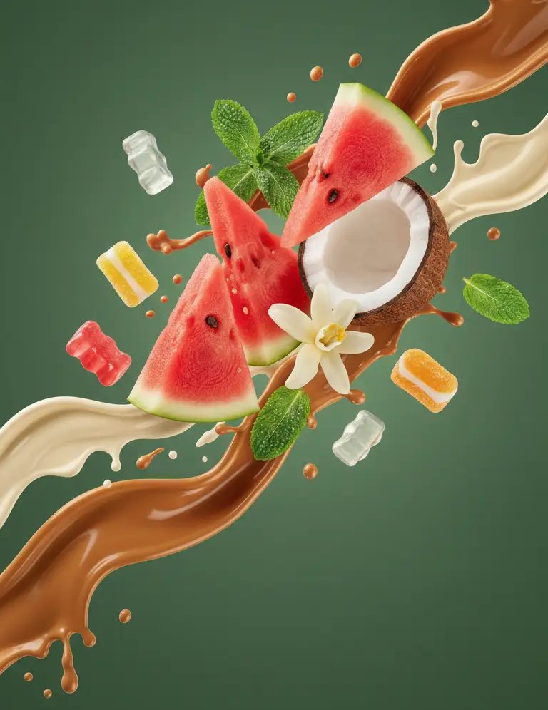 ingredientes y sabores confiteria